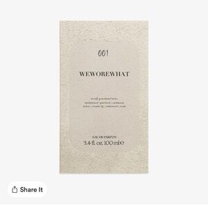 WeWoreWhat Eau de Parfum with Textured Design